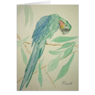 Papegojan Hälsningskort