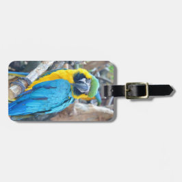 Papegojaporträtt Bagagebricka