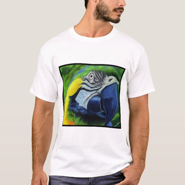 Papegojaskjorta T-shirt (Framsida)