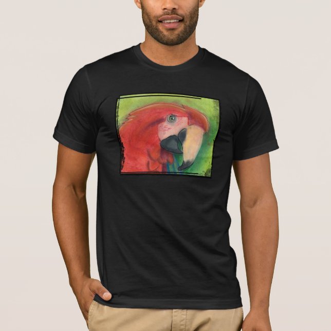 Papegojaskjorta T Shirt (Framsida)