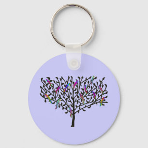 Papegojaträd Keychain Nyckelring