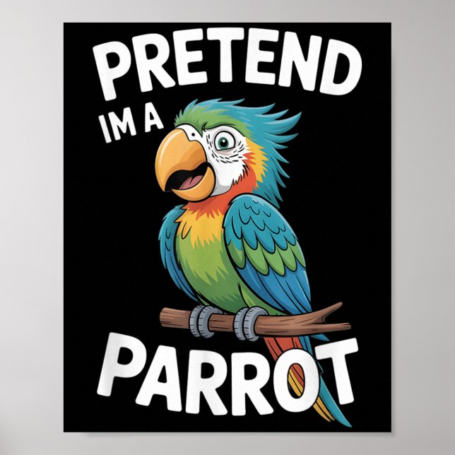 Papegojdräkt  poster (Framsidan)