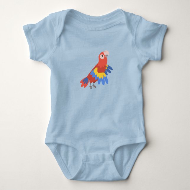 Papegojdräkt T Shirt (Framsida)