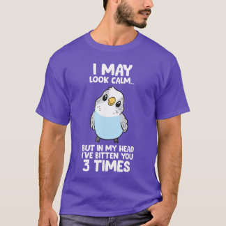 Papegojfågel i mitt huvud har bitit dig 3 gånger k t shirt