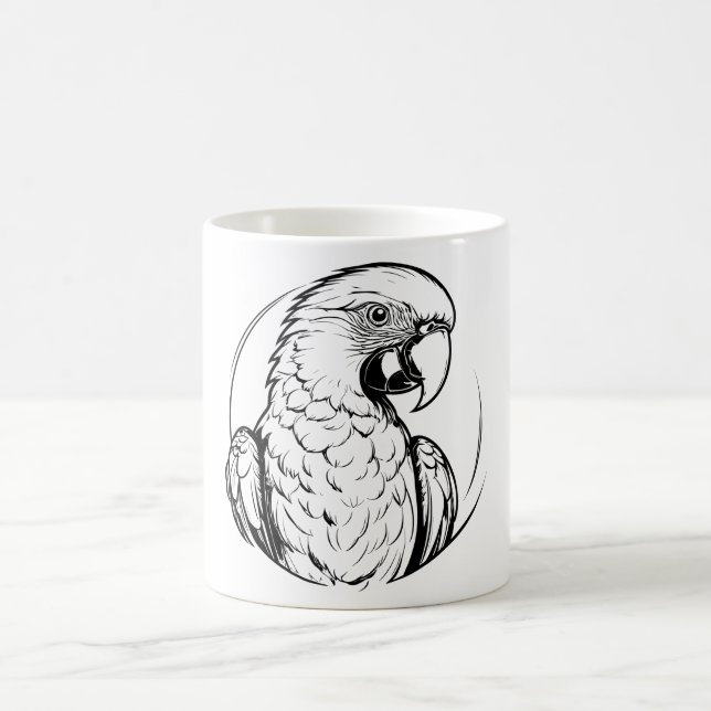Papegojlogotyp Kaffe Mugg (Center)