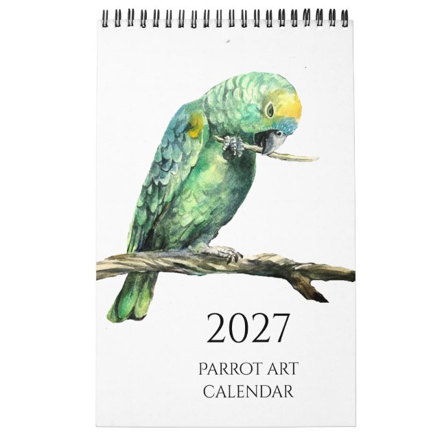 Papegojmålningar Kalender (Omslag)