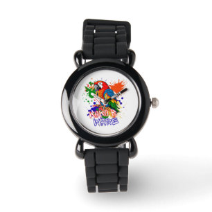 Papegojor är färgglada armbandsur