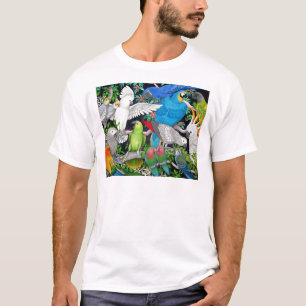 Papegojor av världen tee