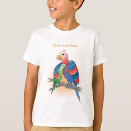 Papegojor Glad mors dag T Shirt