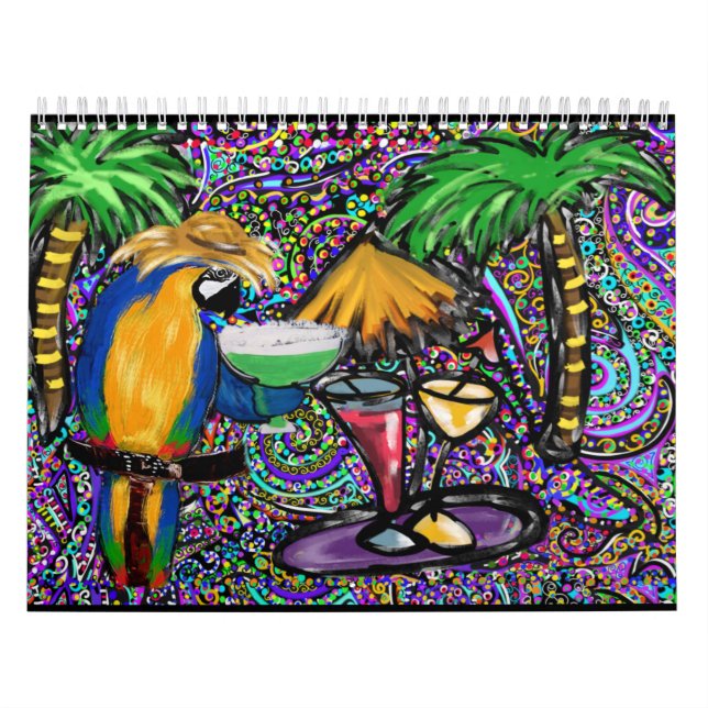 Papegojor    kalender (Omslag)