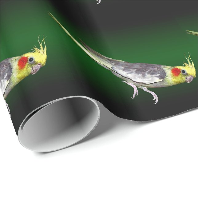 Papegojpapper Presentpapper (Rullad Hörn)