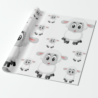 papel de regalo con ovejas presentpapper