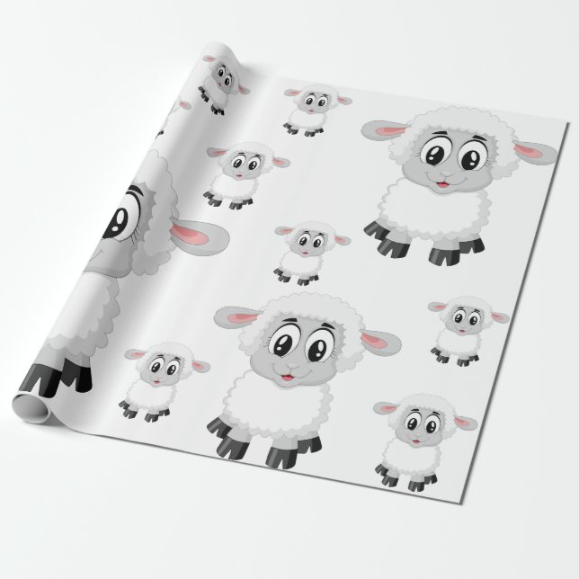 papel de regalo con ovejas presentpapper (Utrullad)