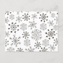Papel de regalo de Navidad en blanco y negro