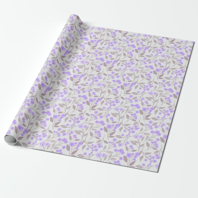 Papel de regalo floral  presentpapper (Utrullad)