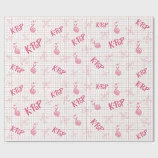 Papel De Regalo K-pop Rosa Presentpapper