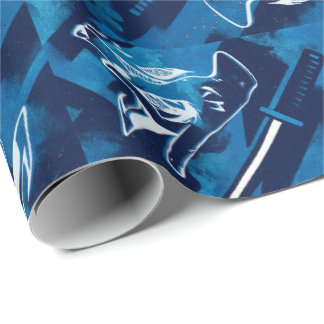 Papel de regalo katana y sombras presentpapper
