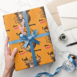 Papel de regalo Lady Tauro – Envuelve con fuerza Presentpapper