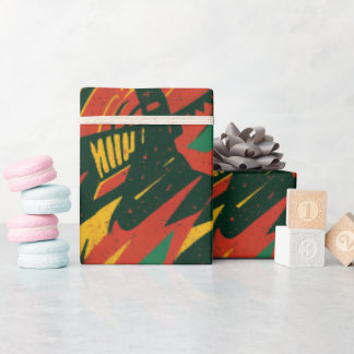 Papel de regalo motosierra presentpapper