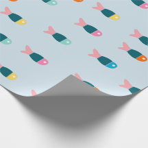 Papel de regalo peces
