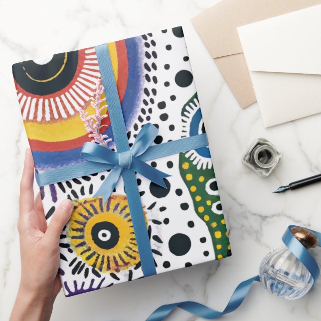 Papel de Regalo Psicodélico Efecto Caleidoscopio  Presentpapper (Gifting)