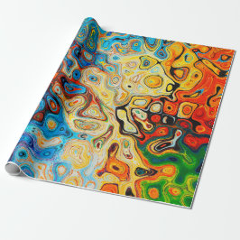 papel de regalo textura obra de arte abstracto presentpapper
