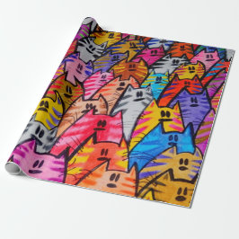 Papel para regalo gatos 05 presentpapper