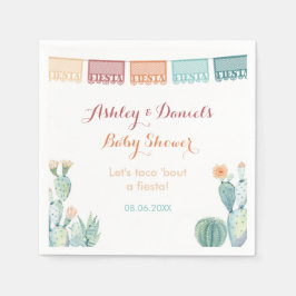 Papel Picado Cacti Mexican Theme Shower Party Pappersservett