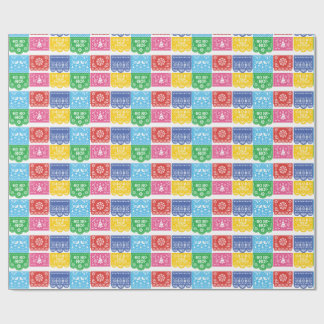 Papel Picado Christmas Wrapping Paper Presentpapper