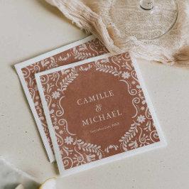 Papel Picado Mexican Bröllop Papper Pappersservett