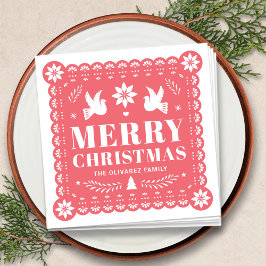 Papel Picado Mexican God Napkin Pappersservett