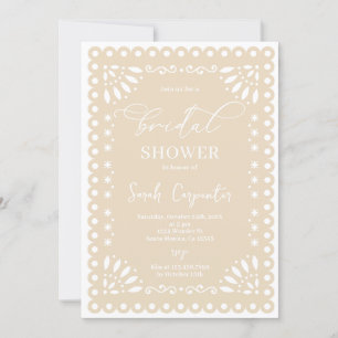 Papel Picado Möhippa Inbjudningar