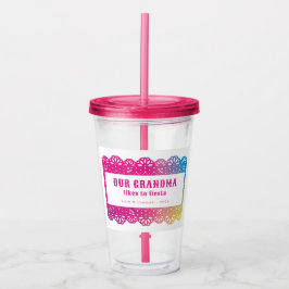 Papel Picado Roligt Fiesta Take Away Mugg
