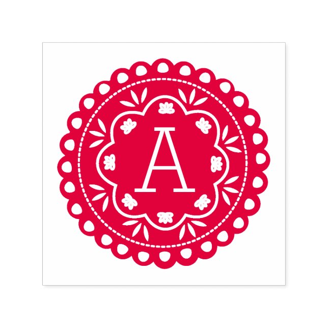 Papel Picado Självfärgande Stämpel (Design)