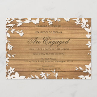 Papel Picado Wedding bjudande - Lita duvor Inbjudningar