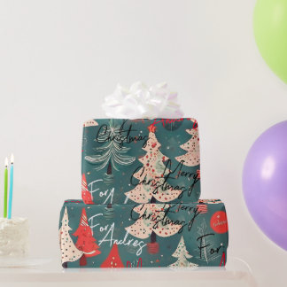 Papel regalo navideño personalizado presentpapper