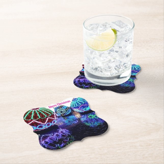 Paper Coaster Christmas Underlägg Papper (Insitu)