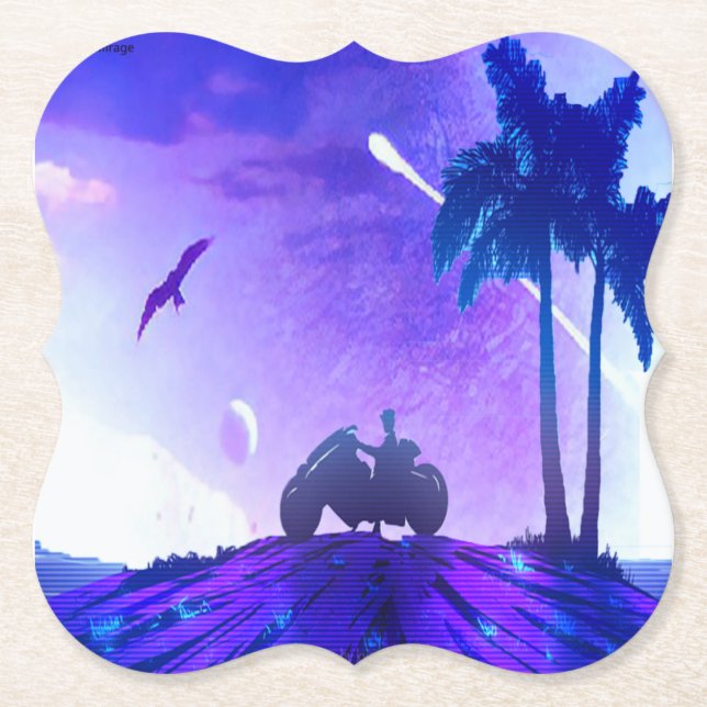 Paper Coaster Underlägg Papper (Framsida)