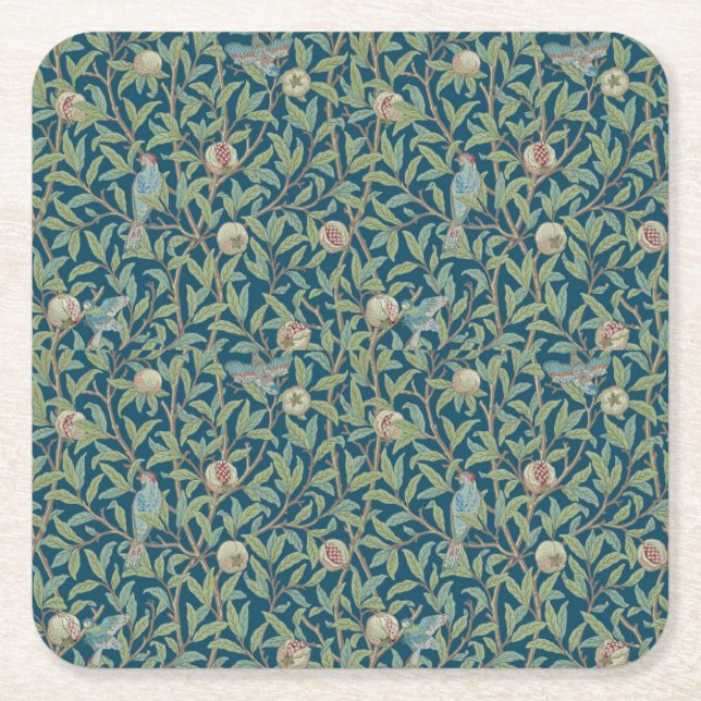 Paper Coaster Underlägg Papper Kvadrat (Framsidan)