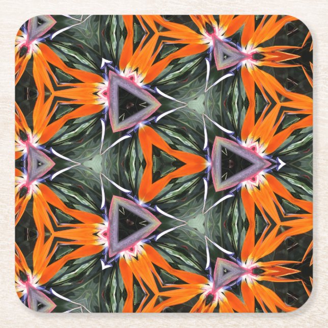 Paper Coaster Underlägg Papper Kvadrat (Framsidan)