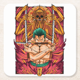 Paper Coaster Underlägg Papper Kvadrat