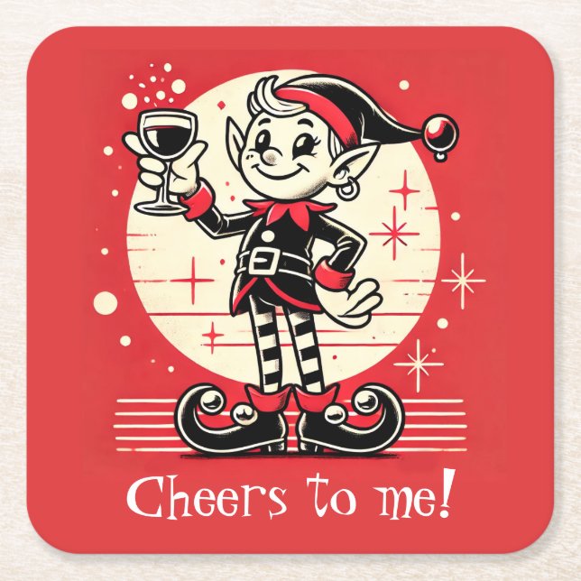 Paper Coaster Underlägg Papper Kvadrat (Framsidan)