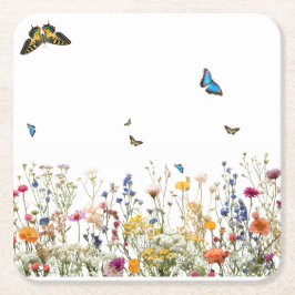 Paper Coaster Underlägg Papper Kvadrat