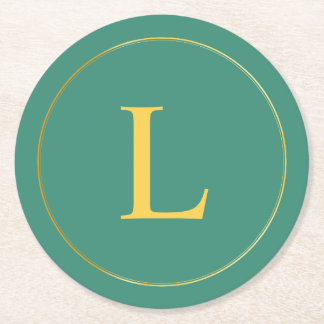 Paper Coaster Underlägg Papper Rund