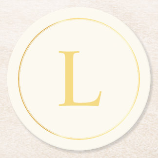 Paper Coaster Underlägg Papper Rund