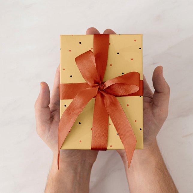 paper con puntos sobre fondo naranja presentpapper (Skapare uppladdad)