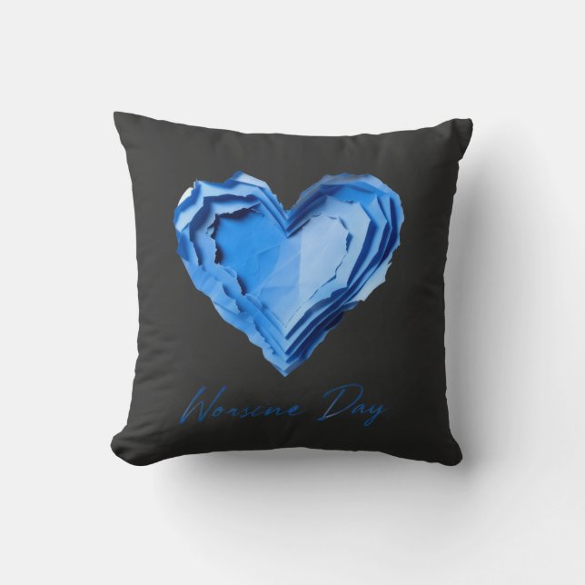 Paper Heart t-shirt  Kudde (Framsida)