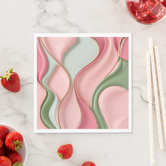 Paper luncheon napkin in stylish graphic pappersservett