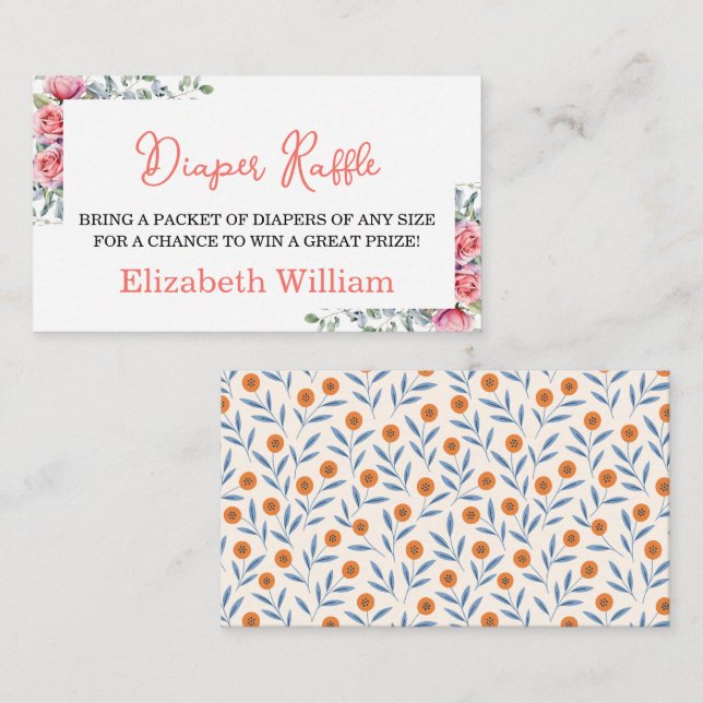 Paper Napkin Tilläggskort (Fram/baksida)