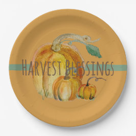 Paper Plates: Harvest Blessings